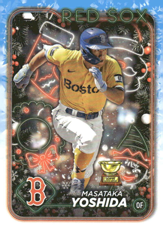 2024 Topps Holiday #H5 Masataka Yoshida NM-MT  Boston Red Sox 