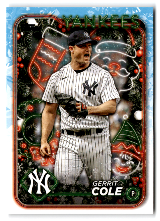 2024 Topps Holiday #H12 Gerrit Cole NM-MT  New York Yankees 