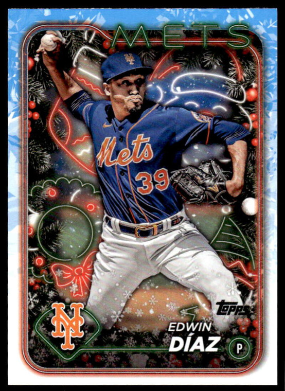 2024 Topps Holiday #H19 Edwin Diaz NM-MT  New York Mets 
