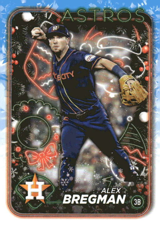 2024 Topps Holiday #H49 Alex Bregman NM-MT  Houston Astros 