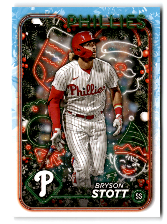 2024 Topps Holiday #H54 Bryson Stott NM-MT  Philadelphia Phillies 