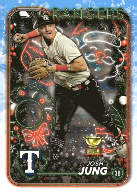 2024 Topps Holiday #H73 Josh Jung NM-MT  Texas Rangers 