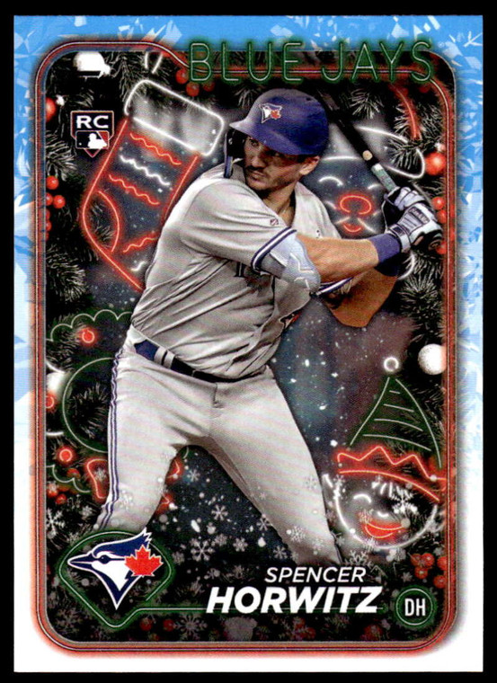 2024 Topps Holiday #H76 Spencer Horwitz NM-MT  RC Rookie Toronto Blue Jays 