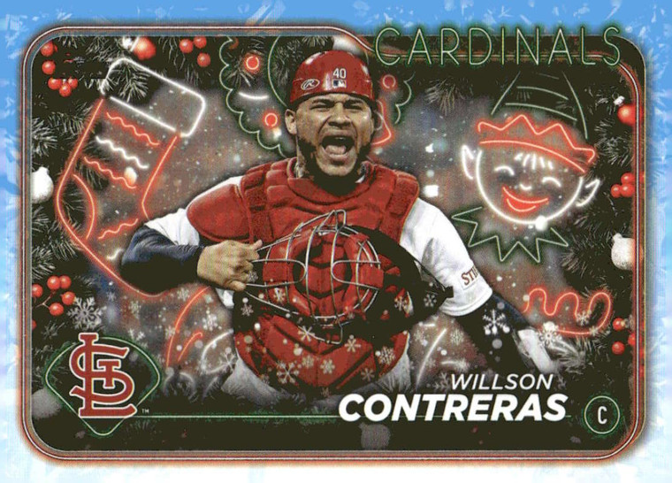 2024 Topps Holiday #H81 Willson Contreras NM-MT  St Louis Cardinals 