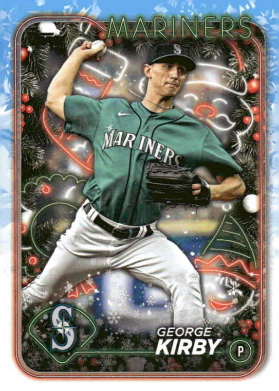 2024 Topps Holiday #H83 George Kirby NM-MT  Seattle Mariners 