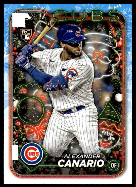 2024 Topps Holiday #H86 Alexander Canario NM-MT  RC Rookie Chicago Cubs 