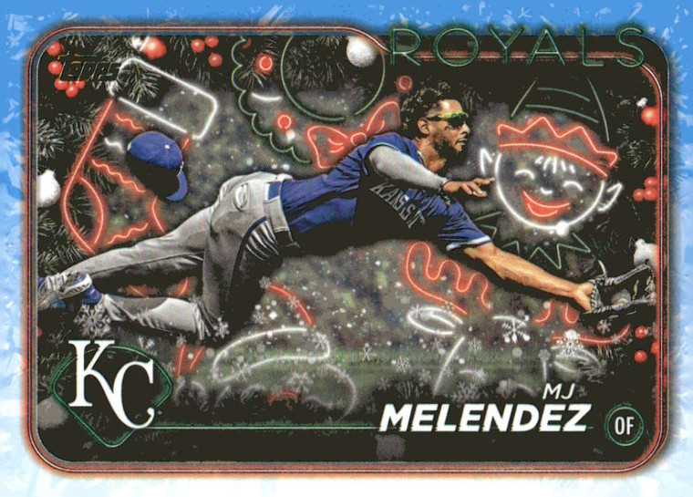 2024 Topps Holiday #H89 MJ Melendez NM-MT  Kansas City Royals 