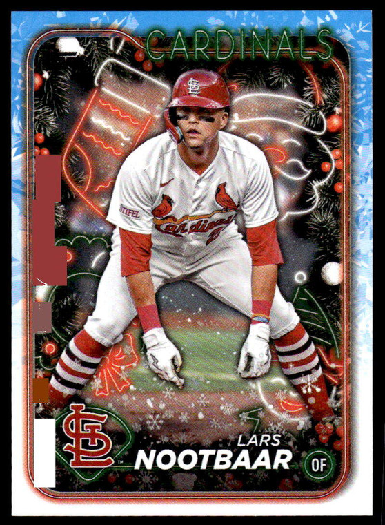 2024 Topps Holiday #H96 Lars Nootbaar NM-MT  St Louis Cardinals 