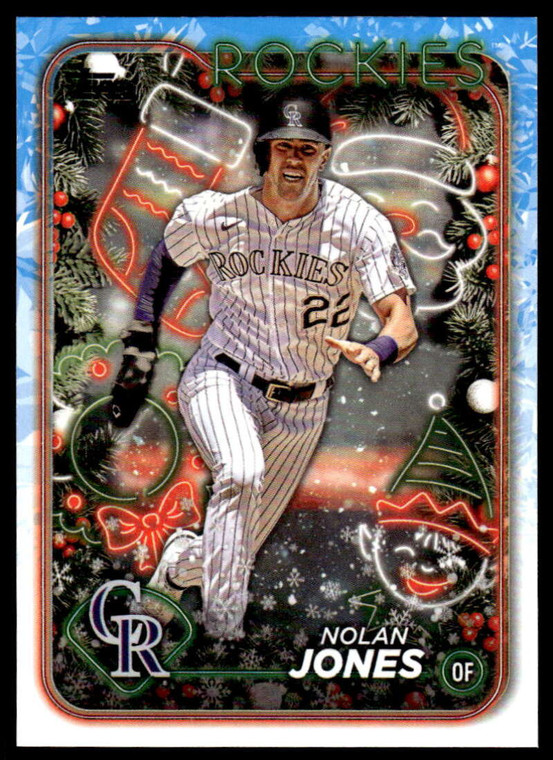 2024 Topps Holiday #H115 Nolan Jones NM-MT  Colorado Rockies 
