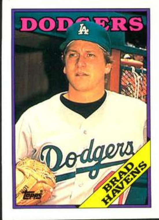 1988 Topps #698 Brad Havens NM-MT Los Angeles Dodgers 