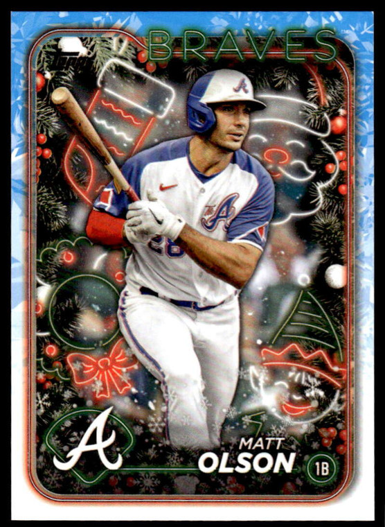 2024 Topps Holiday #H146 Matt Olson NM-MT  Atlanta Braves 