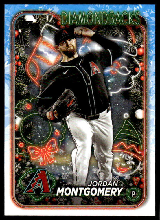 2024 Topps Holiday #H152 Jordan Montgomery NM-MT  Arizona Diamondbacks 