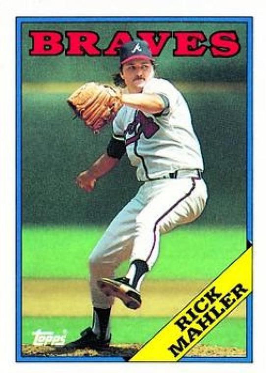 1988 Topps #706 Rick Mahler NM-MT Atlanta Braves 