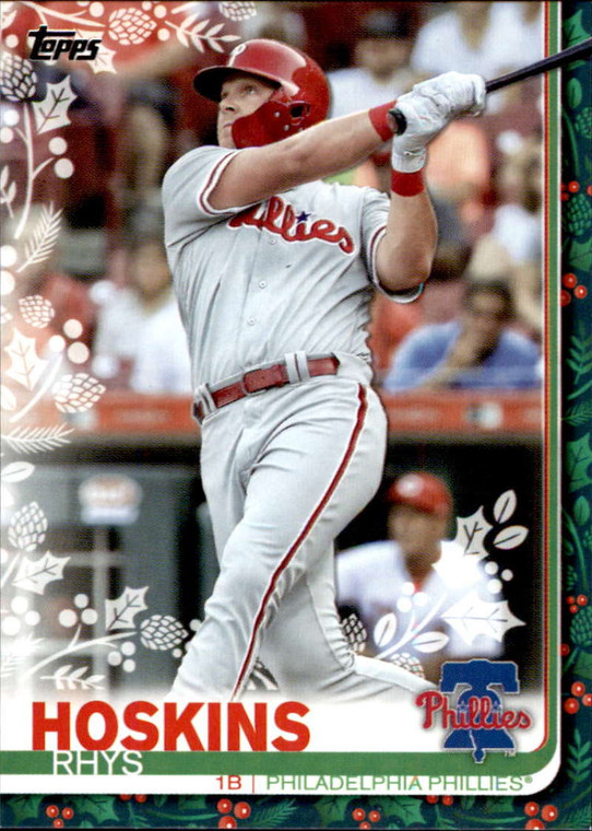 2019 Topps Holiday #HW54 Rhys Hoskins NM-MT  Philadelphia Phillies 