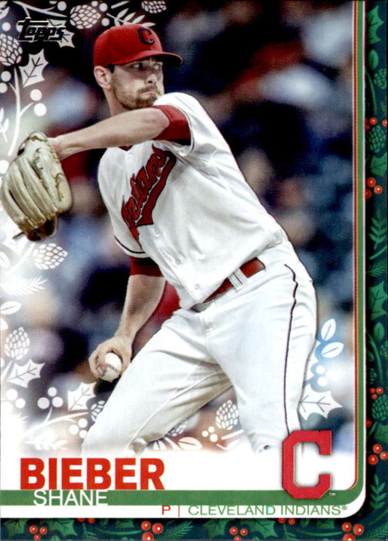 2019 Topps Holiday #HW53 Shane Bieber NM-MT  Cleveland Indians 