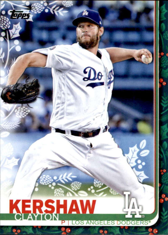2019 Topps Holiday #HW30 Clayton Kershaw NM-MT  Los Angeles Dodgers 