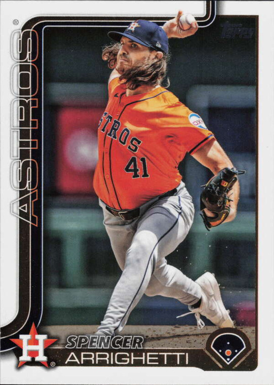 SOLD 163558 2025 Topps #522 Spencer Arrighetti NM-MT  Houston Astros 