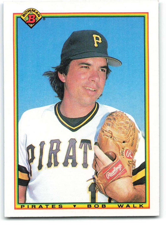 1990 Bowman #163 Bob Walk VG Pittsburgh Pirates 