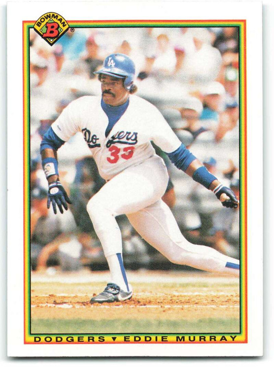 1990 Bowman #101 Eddie Murray VG Los Angeles Dodgers 