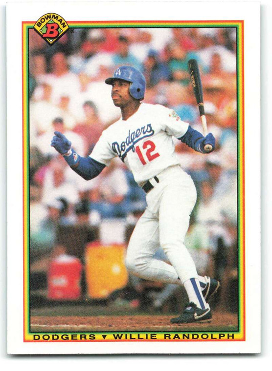 1990 Bowman #90 Willie Randolph VG Los Angeles Dodgers 