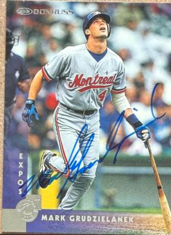 Mark Grudzielanek Autographed 1997 Donruss #112 