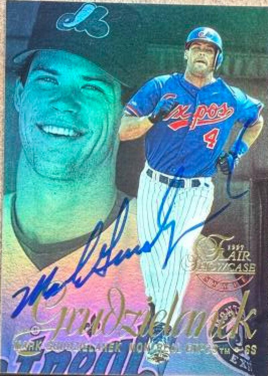Mark Grudzielanek Autographed 1997 Flair Showcase #147 