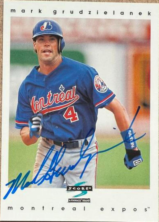 Mark Grudzielanek Autographed 1997 Score #133 