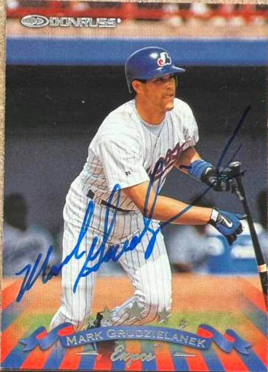 Mark Grudzielanek Autographed 1998 Donruss #154