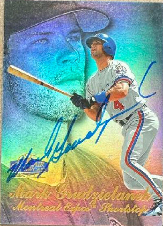 Mark Grudzielanek Autographed 1998 Flair Showcase #97 