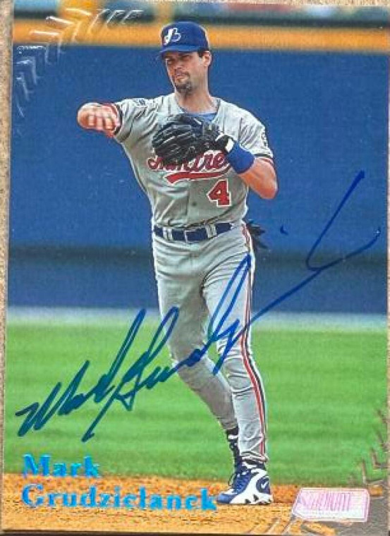 Mark Grudzielanek Autographed 1998 Stadium Club #112