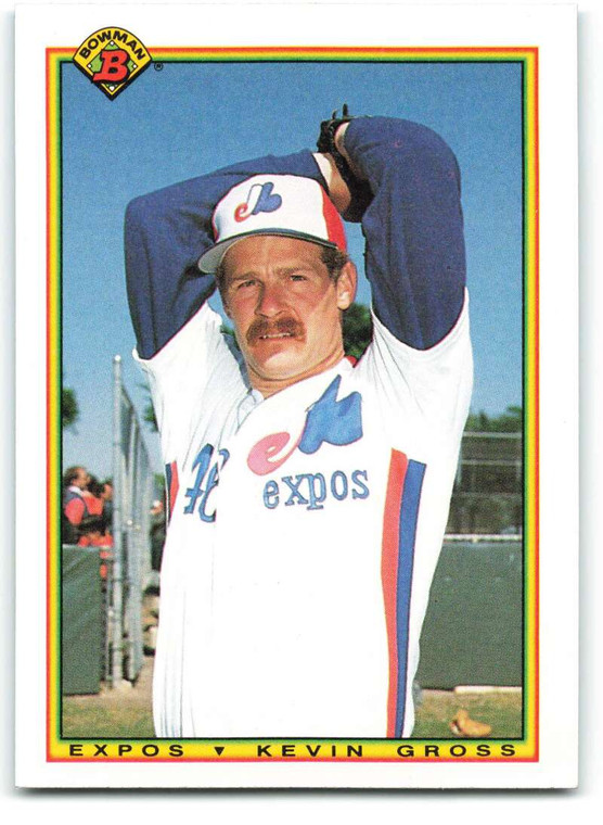 1990 Bowman #109 Kevin Gross VG Montreal Expos 
