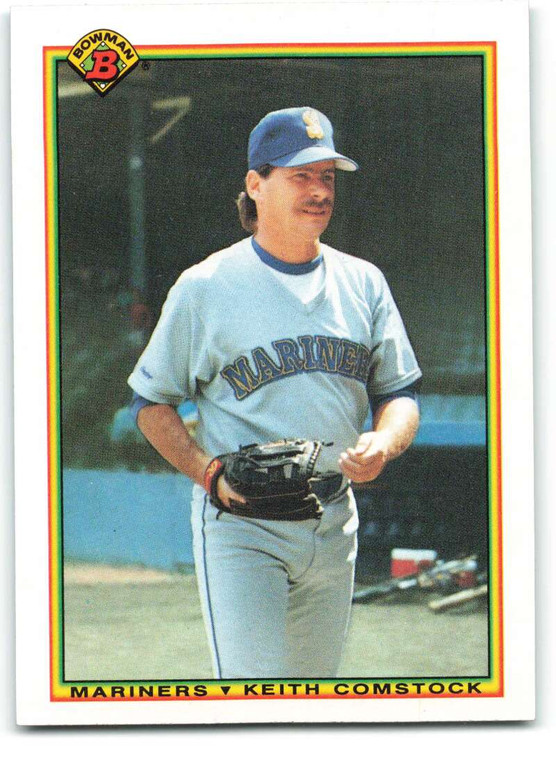 1990 Bowman #467 Keith Comstock VG Seattle Mariners 