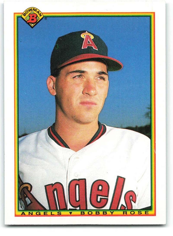1990 Bowman #293 Bobby Rose VG California Angels 