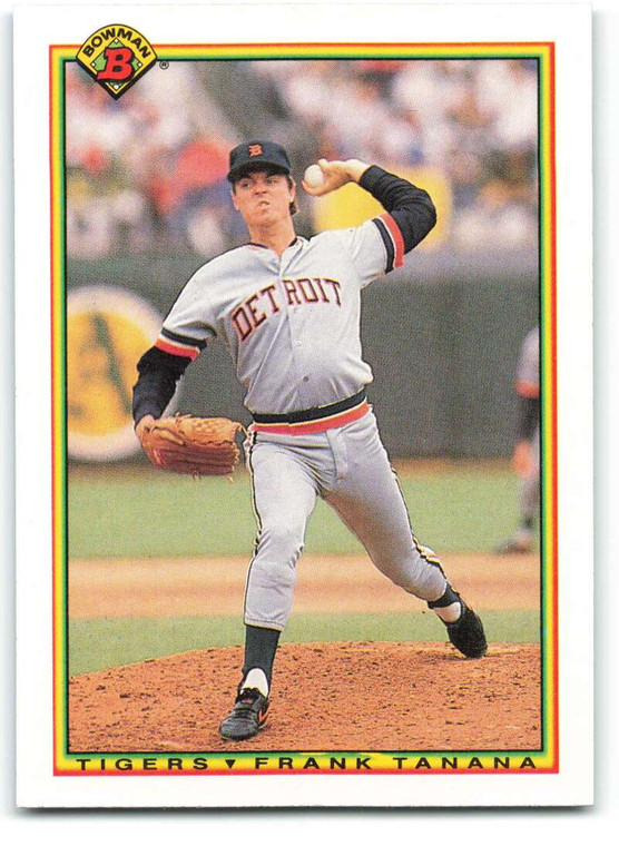 1990 Bowman #343 Frank Tanana VG Detroit Tigers 