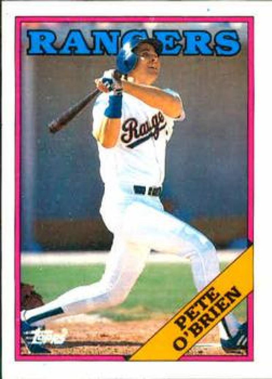 1988 Topps #721 Pete O'Brien NM-MT Texas Rangers 