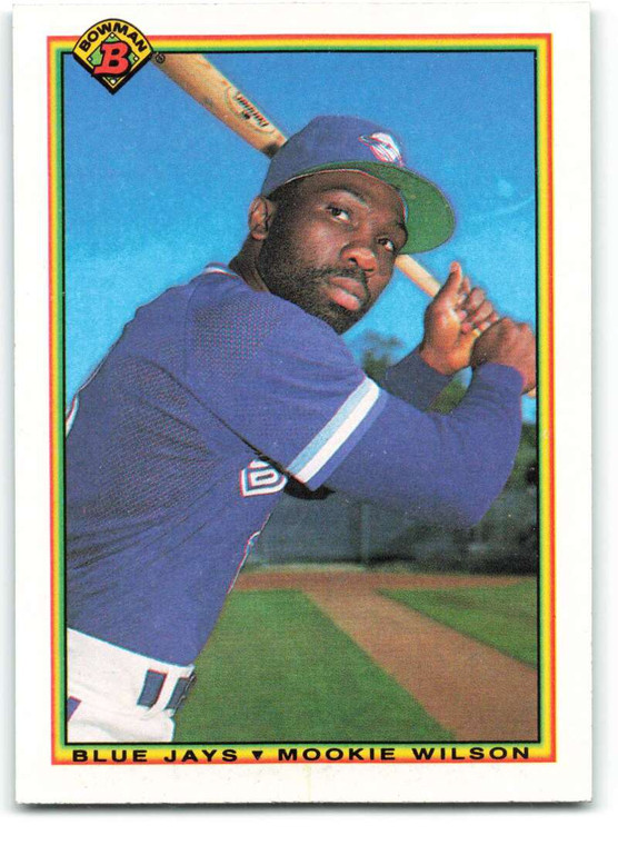 1990 Bowman #516 Mookie Wilson VG Toronto Blue Jays 