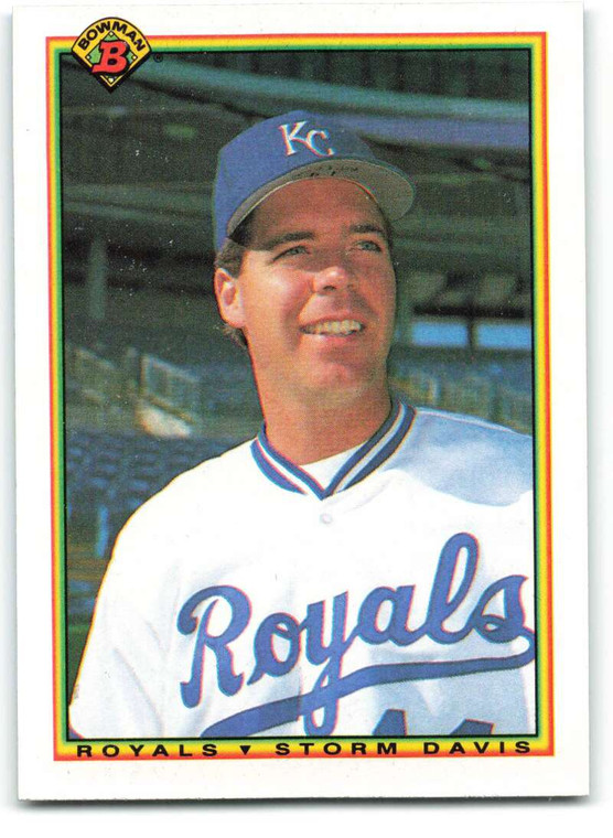 1990 Bowman #368 Storm Davis VG Kansas City Royals 