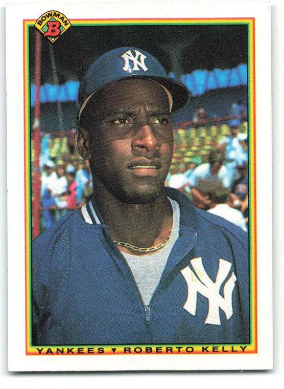 1990 Bowman #444 Roberto Kelly VG New York Yankees 