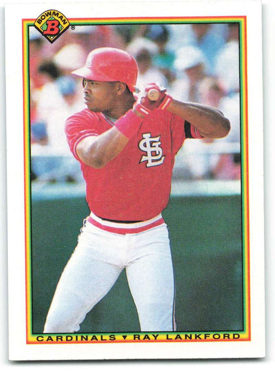 1990 Bowman #192 Ray Lankford VG RC Rookie St. Louis Cardinals 