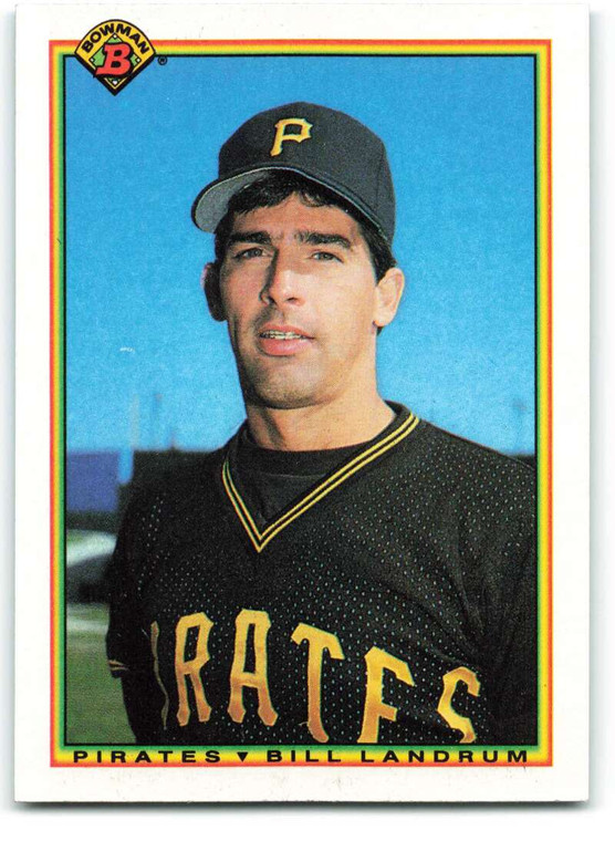 1990 Bowman #166 Bill Landrum VG Pittsburgh Pirates 