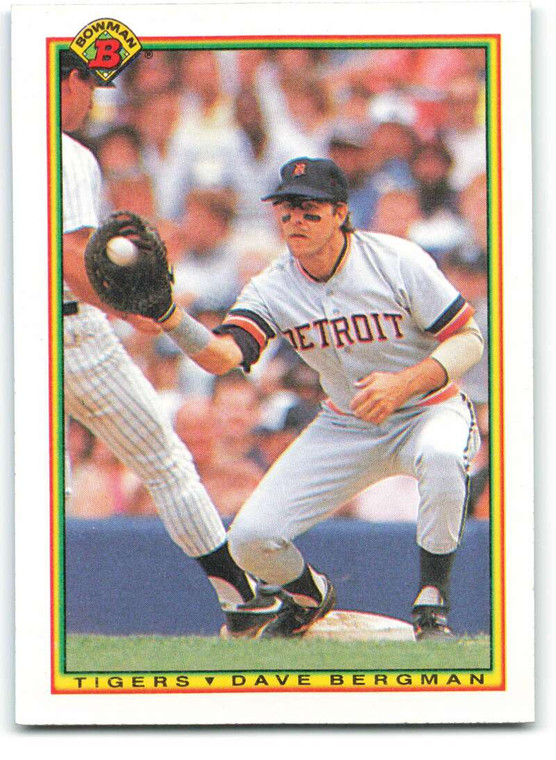 1990 Bowman #355 Dave Bergman VG Detroit Tigers 