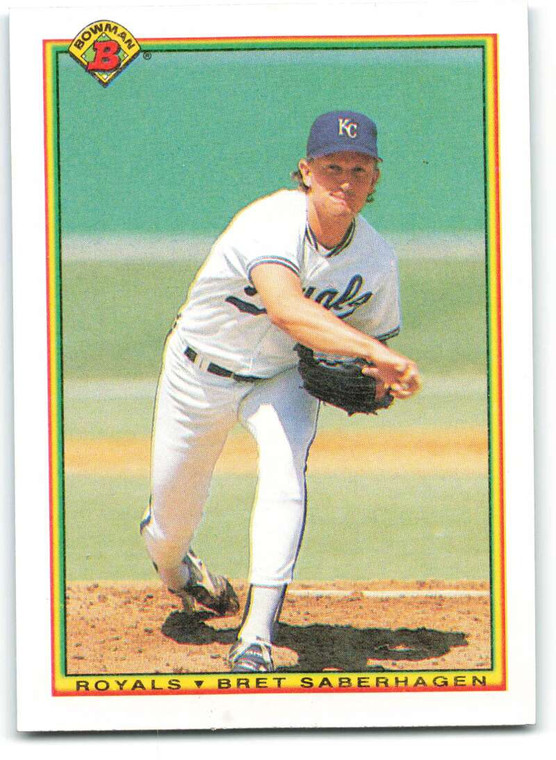 1990 Bowman #364 Bret Saberhagen VG Kansas City Royals 