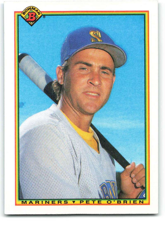 1990 Bowman #475 Pete O'Brien VG Seattle Mariners 