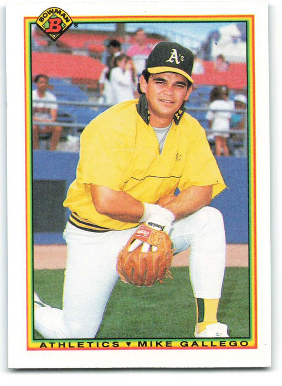 1990 Bowman #459 Mike Gallego VG Oakland Athletics 