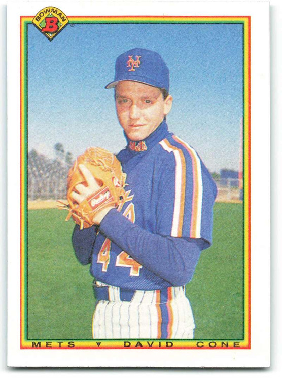 1990 Bowman #125 David Cone VG New York Mets 