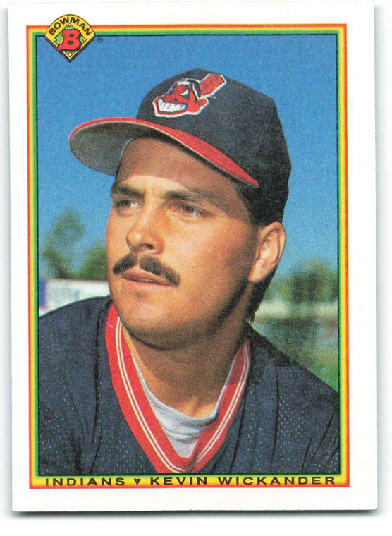 1990 Bowman #327 Kevin Wickander VG Cleveland Indians 