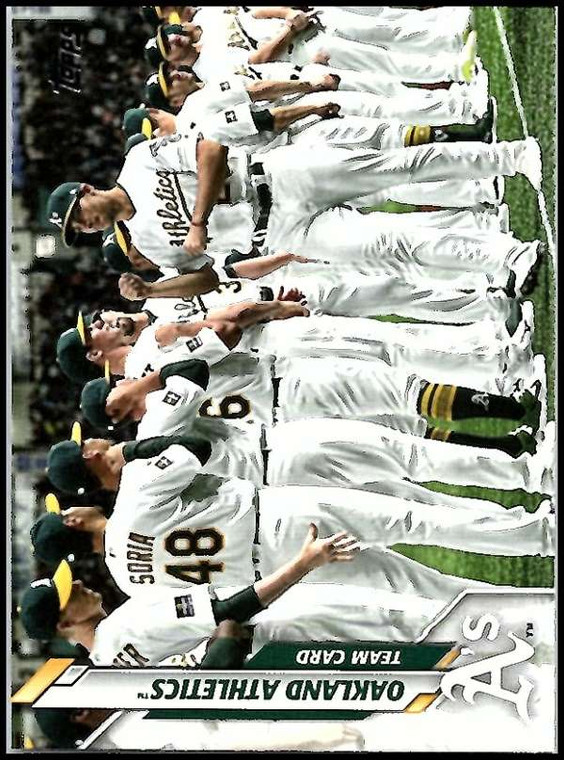 2020 Topps #73 Oakland Athletics NM-MT 