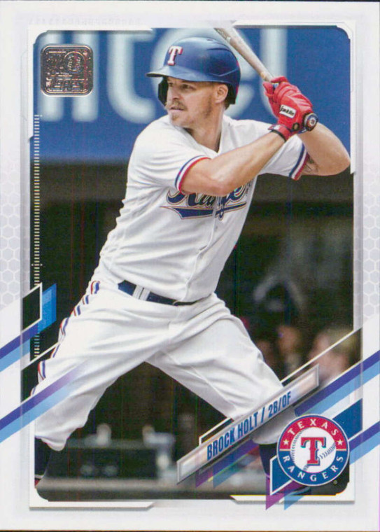 2021 Topps Update #US30 Brock Holt NM-MT  Texas Rangers 
