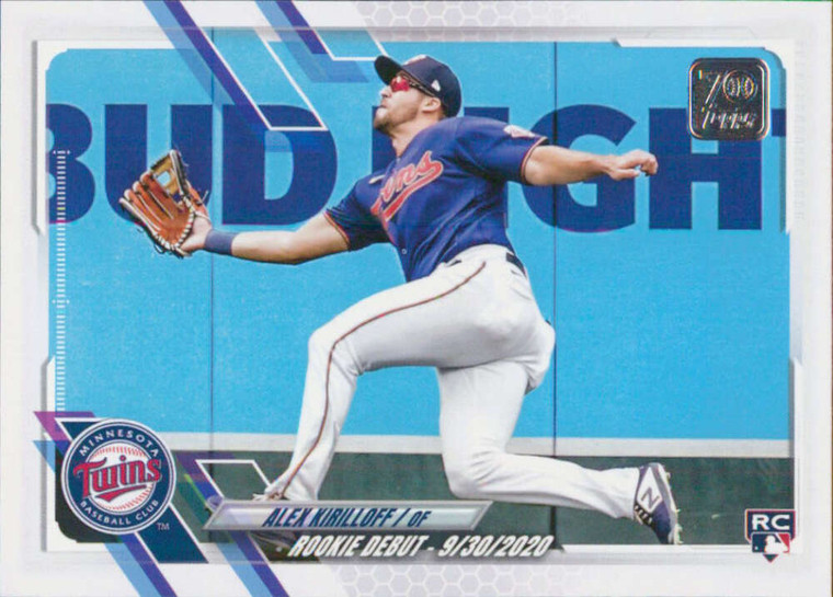 2021 Topps Update #US41 Alex Kirilloff Rookie Debut NM-MT  Minnesota Twins 