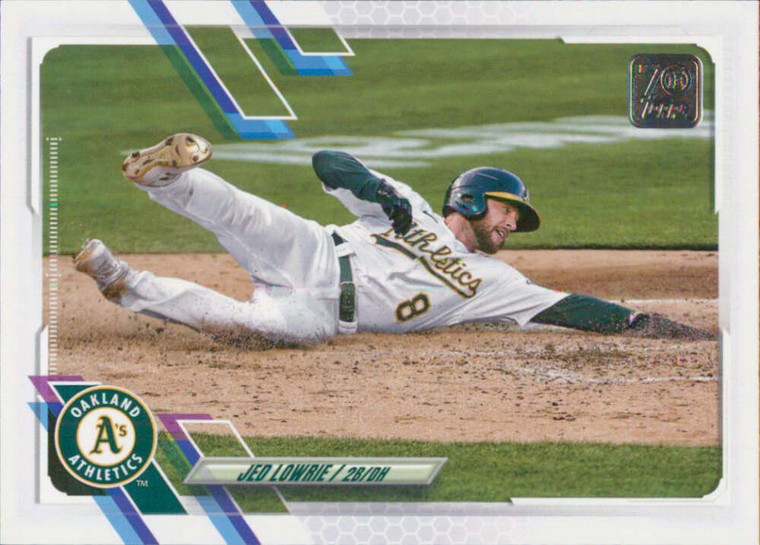 2021 Topps Update #US78 Jed Lowrie NM-MT  Oakland Athletics 